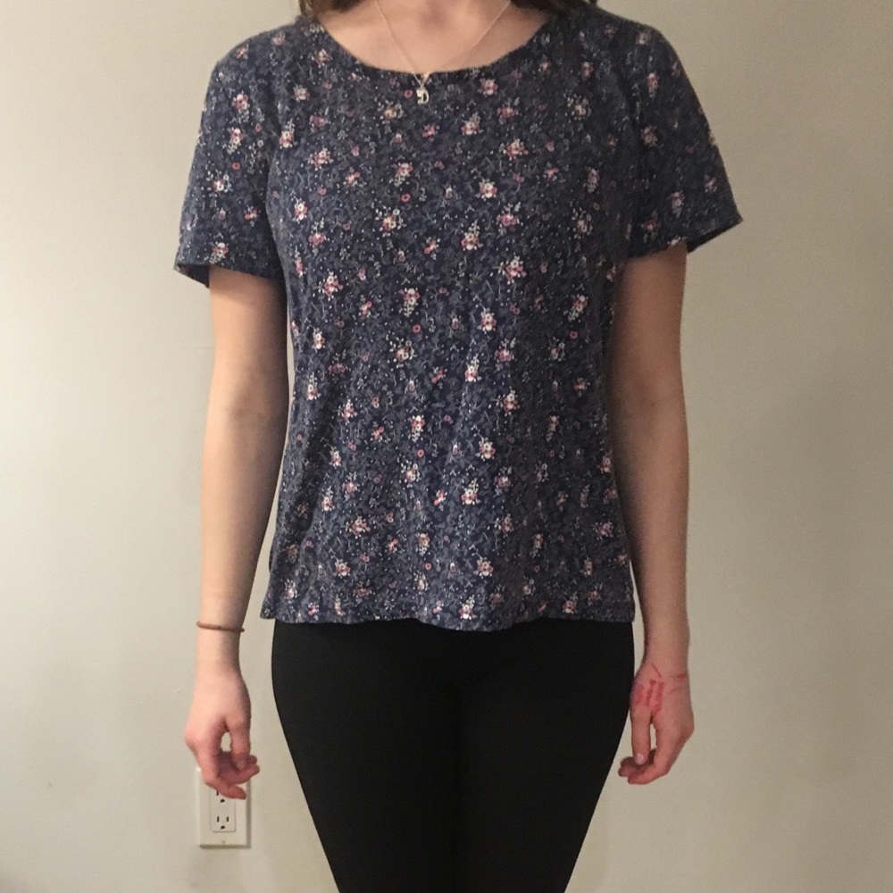 Floral tee shirt